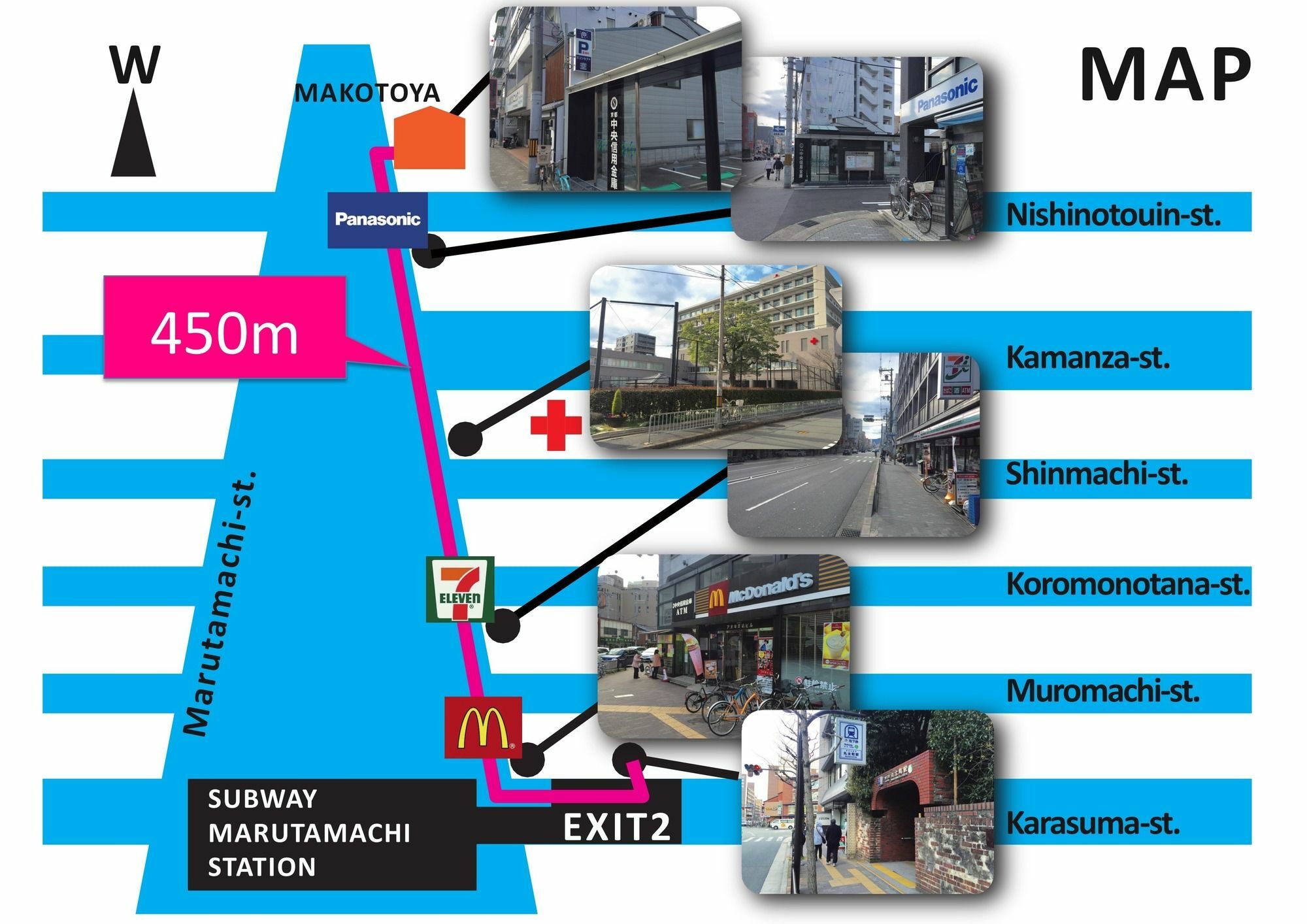 קיוטו Guest House Makotoya מראה חיצוני תמונה